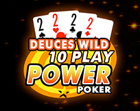 Deuces Wild - 10 Play Power Poker
